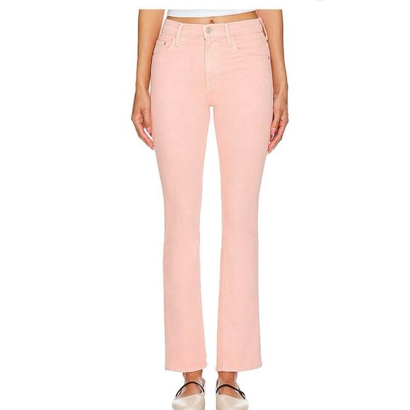 Mother the Insider Hover Jeans in Peach Parfait - Picture 1 of 11